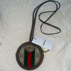 Gucci purse necklace